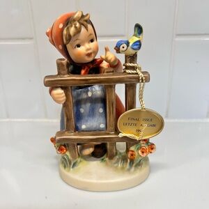 Vintage Hummel Figurine Signs Of Spring 203/I Final Issue TMK6